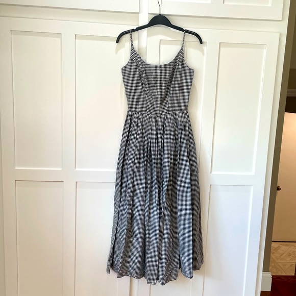 Vintage Dresses & Skirts - 1960s Plaid Gingham Vintage Dress 2 Small